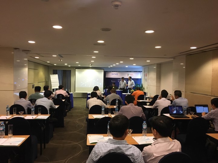Participants attending Sophos CyberSecurity event