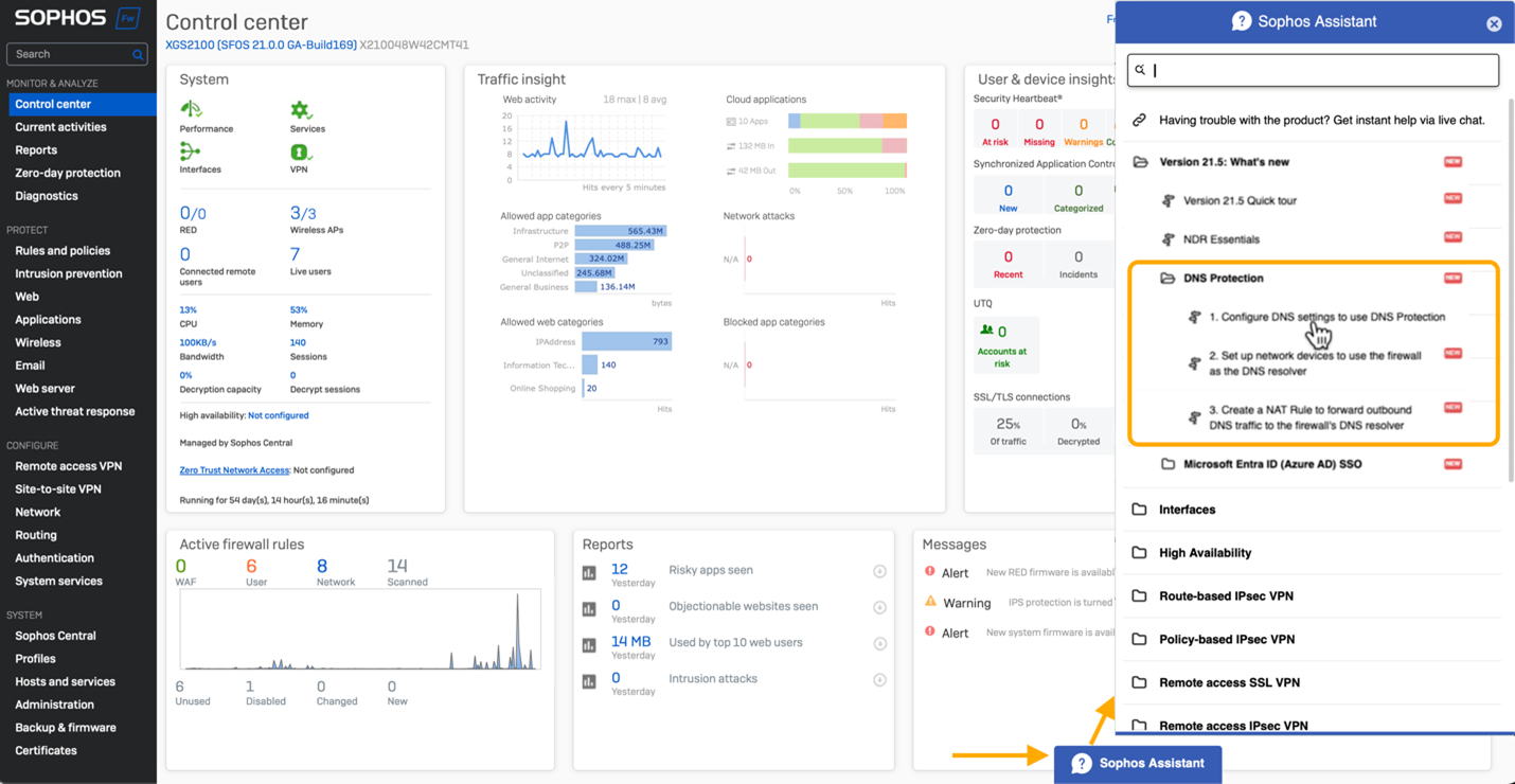 Sophos Assistant